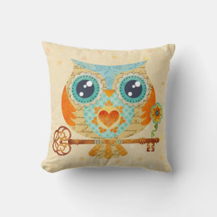 Coussin Lettres d'amour d'été de Hibou