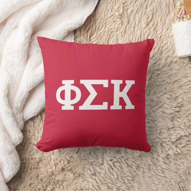 Coussin Lettres Phi Sigma Kappa (Couverture)