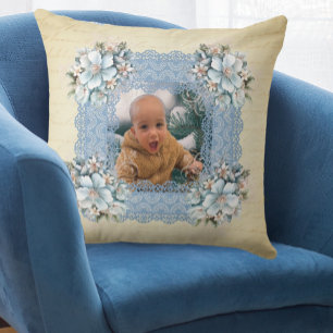 Coussin Lettres vintages du Victoire - Faded Mémoire photo