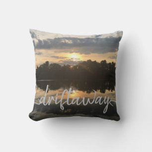 Coussin lettrine personnalisée nautique DRIFT AWAY