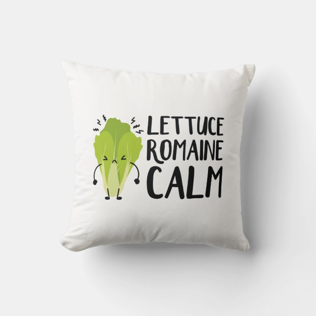 Coussin Lettuce Romaine Calme (Recto)