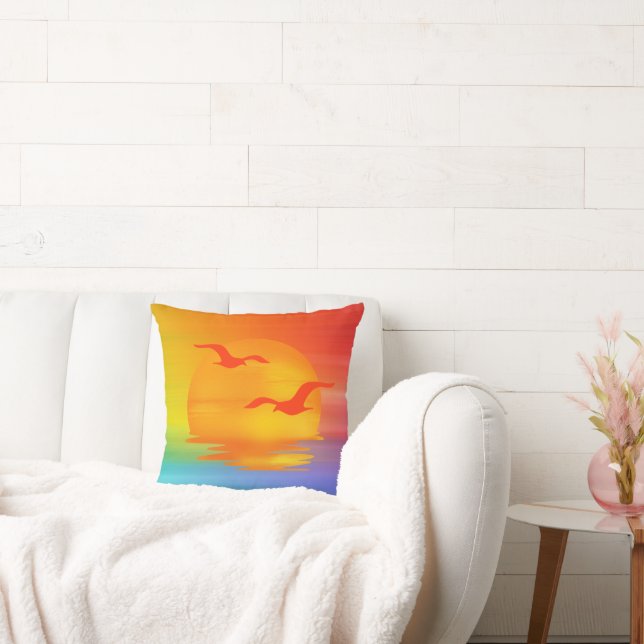 Coussin Lever de soleil arc-en-ciel  (Canapé)