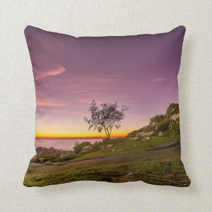 Coussin Lever de soleil sur la plage dans Florianopolis