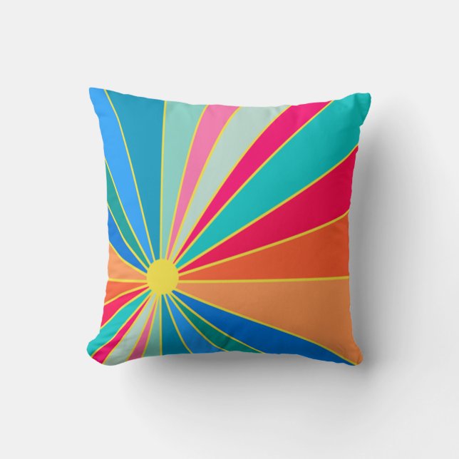 Coussin Lever de soleil tropical (Recto)