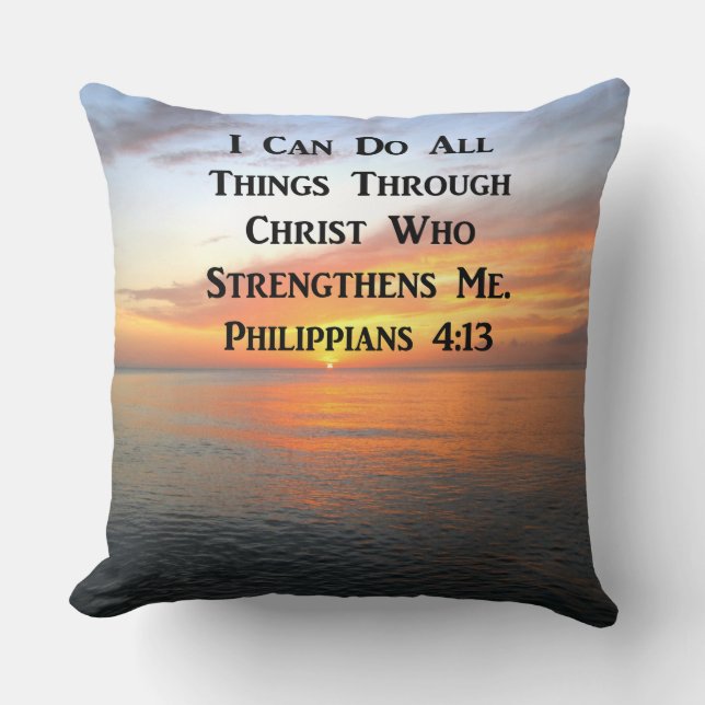 COUSSIN LEVER SUR LES PHILIPPIENS OCÉANS 4:13 SCRIPTURE (Recto)