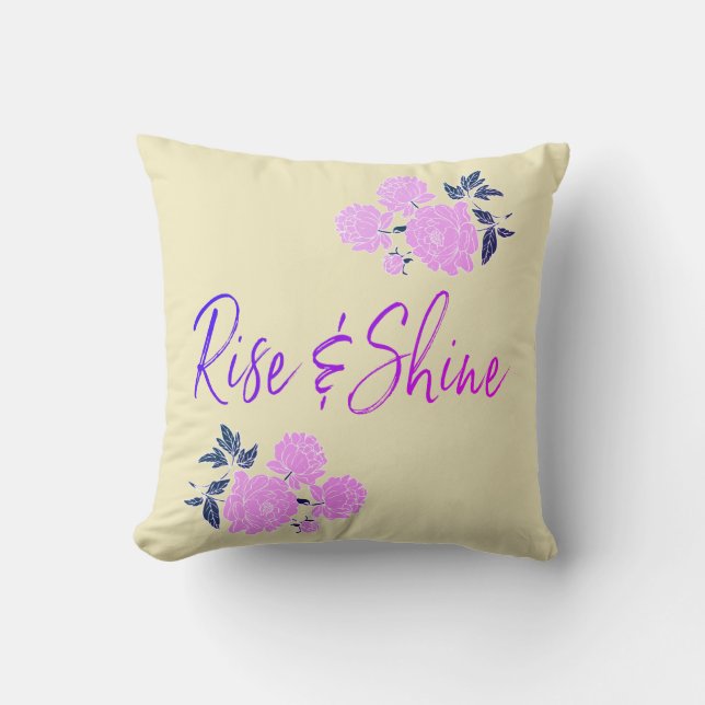 Coussin Levez-vous et brillez (Recto)