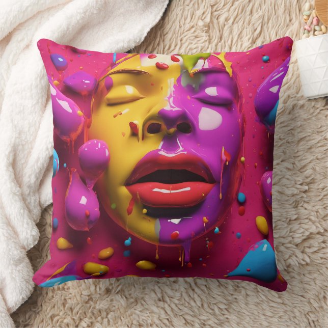 Coussin Lèvres 3D - (Couverture)