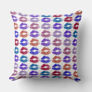 Coussin Lèvres colorées élégantes #37