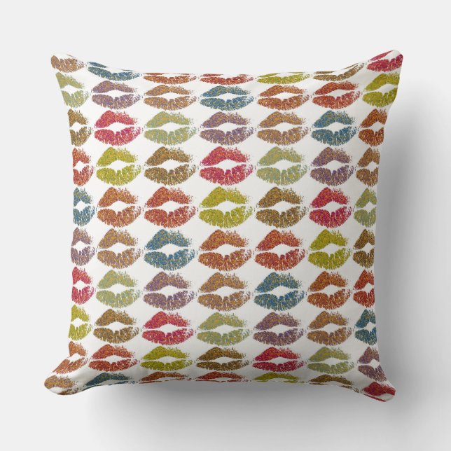 Coussin Lèvres colorées élégantes #38 (Recto)