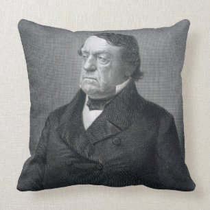 Coussin Lewis Cass, gravé par William G. Jackman (fl.c.1