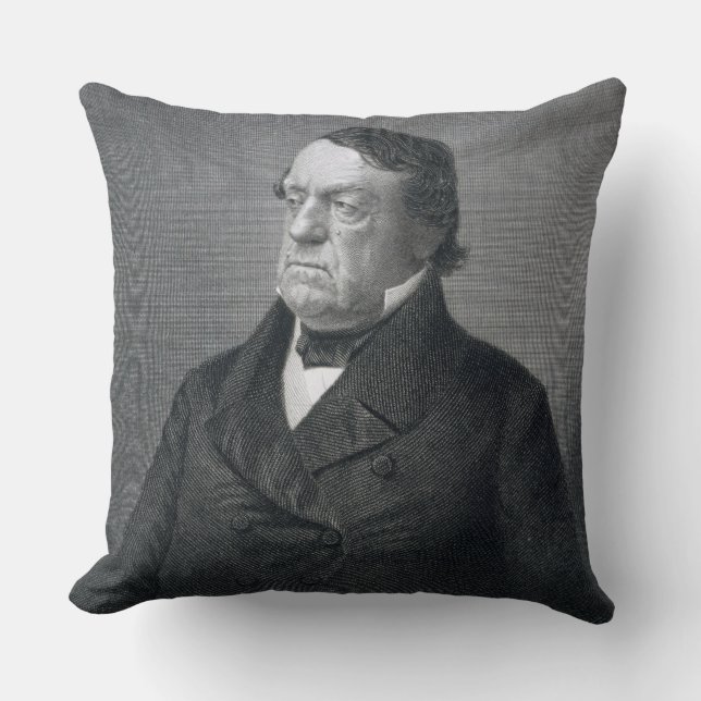 Coussin Lewis Cass, gravé par William G. Jackman (fl.c.1 (Recto)