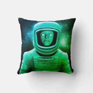 Coussin L'extraterrestre suspect sur fauteuil-lit