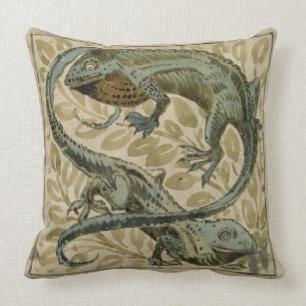 Coussin Lézards, conception pour une tuile (la semaine su