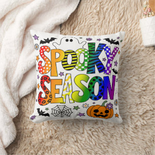 Coussin LGBTQ Arc-en-ciel Saison effrayante Halloween