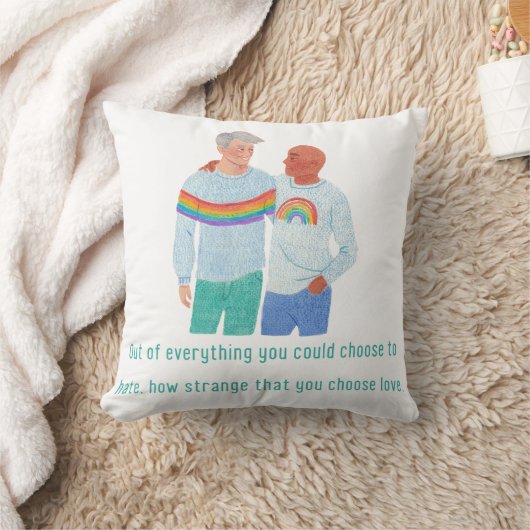 Coussin LGBTQ+ Pride Art (Couverture)