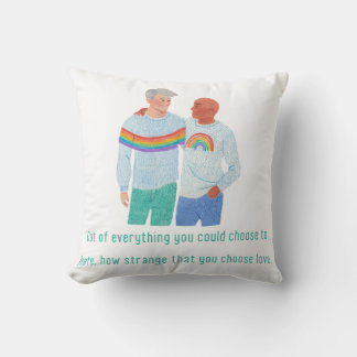Coussin LGBTQ+ Pride Art