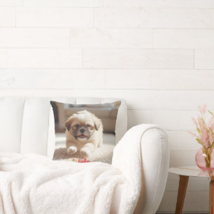 Coussin Lhasa Apso Joueuse Personnalisée