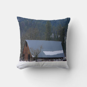 Coussin L'hiver en montagne....