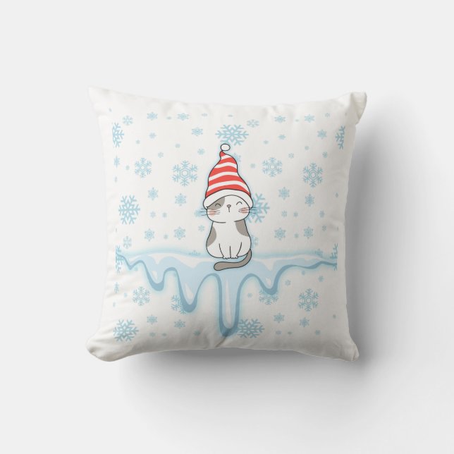 Coussin L'hiver est magique (Recto)