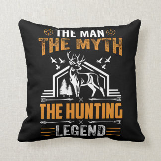Coussin L'homme, le mythe, la légende de la chasse - Cabin