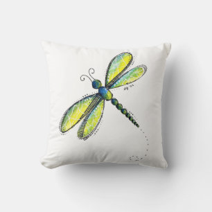 Coussin Libellule fantaisiste mignonne