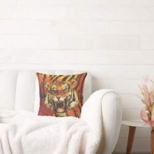Coussin Libère-moi Tigre