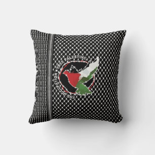 Coussin Libérez le drapeau de la liberté de Palestine Kufi
