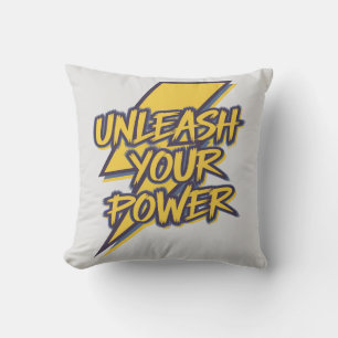 Coussin Libérez votre boulon de foudre motivationnel de pu