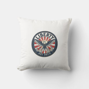 Coussin Liberté Aventure Patriotique Patriotique Pulp Book