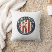 Coussin Liberté Cachée Patriotique Illusion Optique Patrio (Couverture)