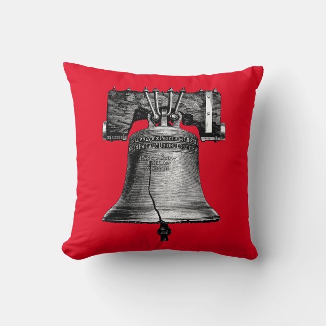 Coussin Liberty Bell, 19ème siècle (Recto)