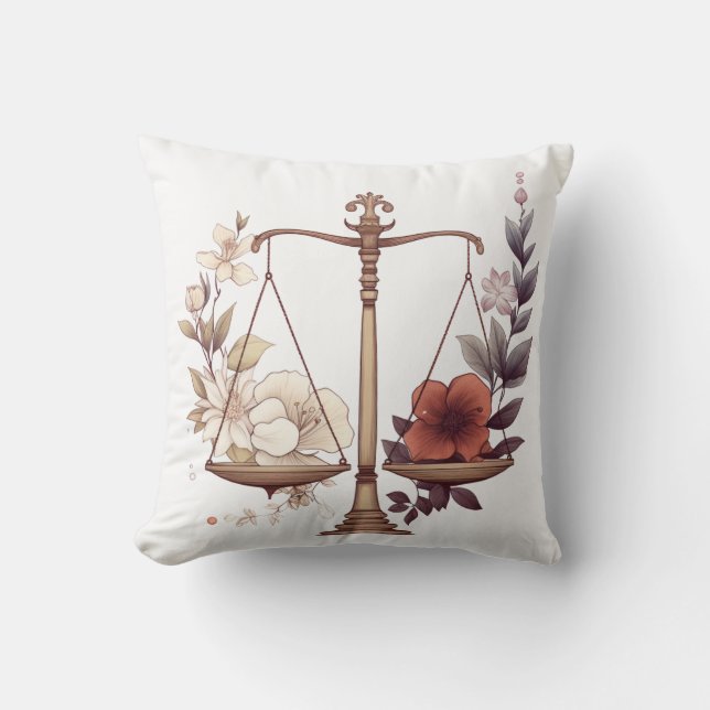 Coussin Libra zodiac (Recto)