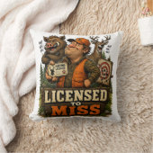 Coussin Licensed To Miss (Couverture)