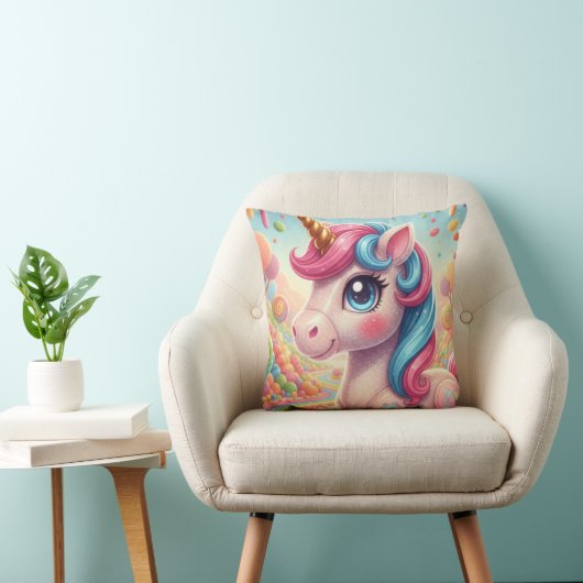 Coussin licorne 4 (Chaise)