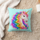 Coussin Licorne Arc-en-Ciel (Couverture)
