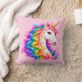 Coussin Licorne Arc-en-Ciel (Couverture)