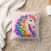 Coussin Licorne Arc-en-Ciel (Couverture)