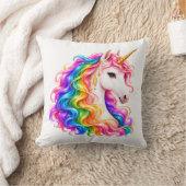 Coussin Licorne Arc-en-Ciel (Couverture)