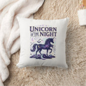 Coussin Licorne de la conception graphique de nuit Zazzle (Couverture)