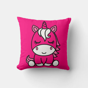Coussin Licorne de petite fille