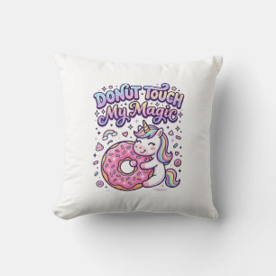 Coussin Licorne Donut Touche Mon Cadeau Magique Idée Autoc