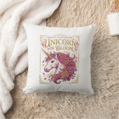 Coussin Licorne en fleurs Stylish Design Zazzle_1 (Couverture)