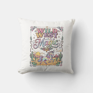 Coussin Licorne Magie Farfelue de l'Ouest Original