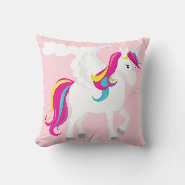 Coussin Licorne Magique (Recto)