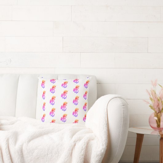 Coussin Licorne Néon (Canapé)