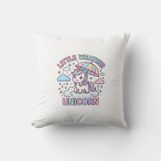 Coussin Licorne Petit Temps Licorne Conception Graphique B (Recto)