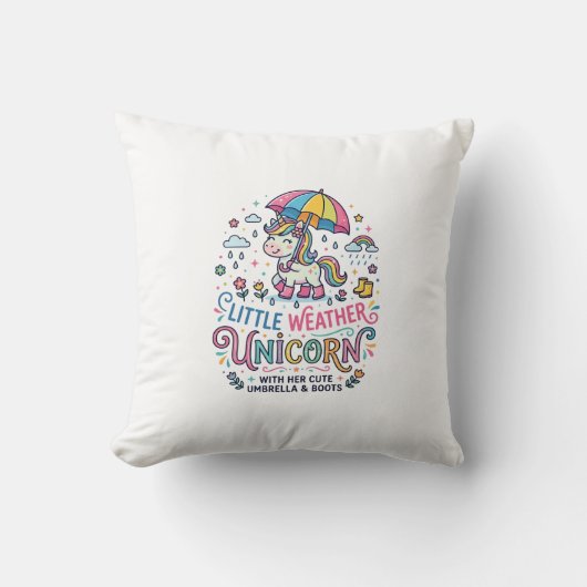 Coussin Licorne Petit Temps Licorne Tendance Chemise Graph (Recto)