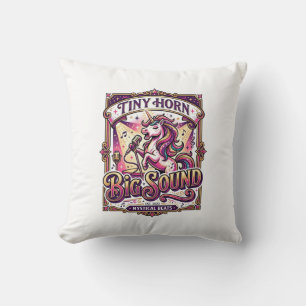 Coussin Licorne Petite Corne Gros Son Stylé Merch Design_1