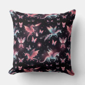 Coussin Licorne Rose Dragon Mix (Recto)