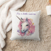 Coussin licorne rose mignonne (Couverture)